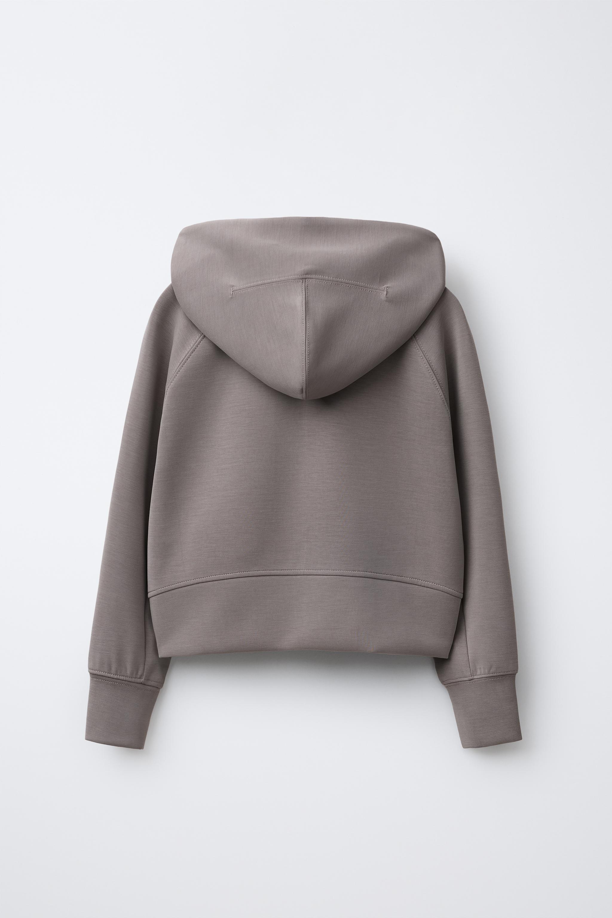 TEXT ZIPPER JACKET WITH MODAL