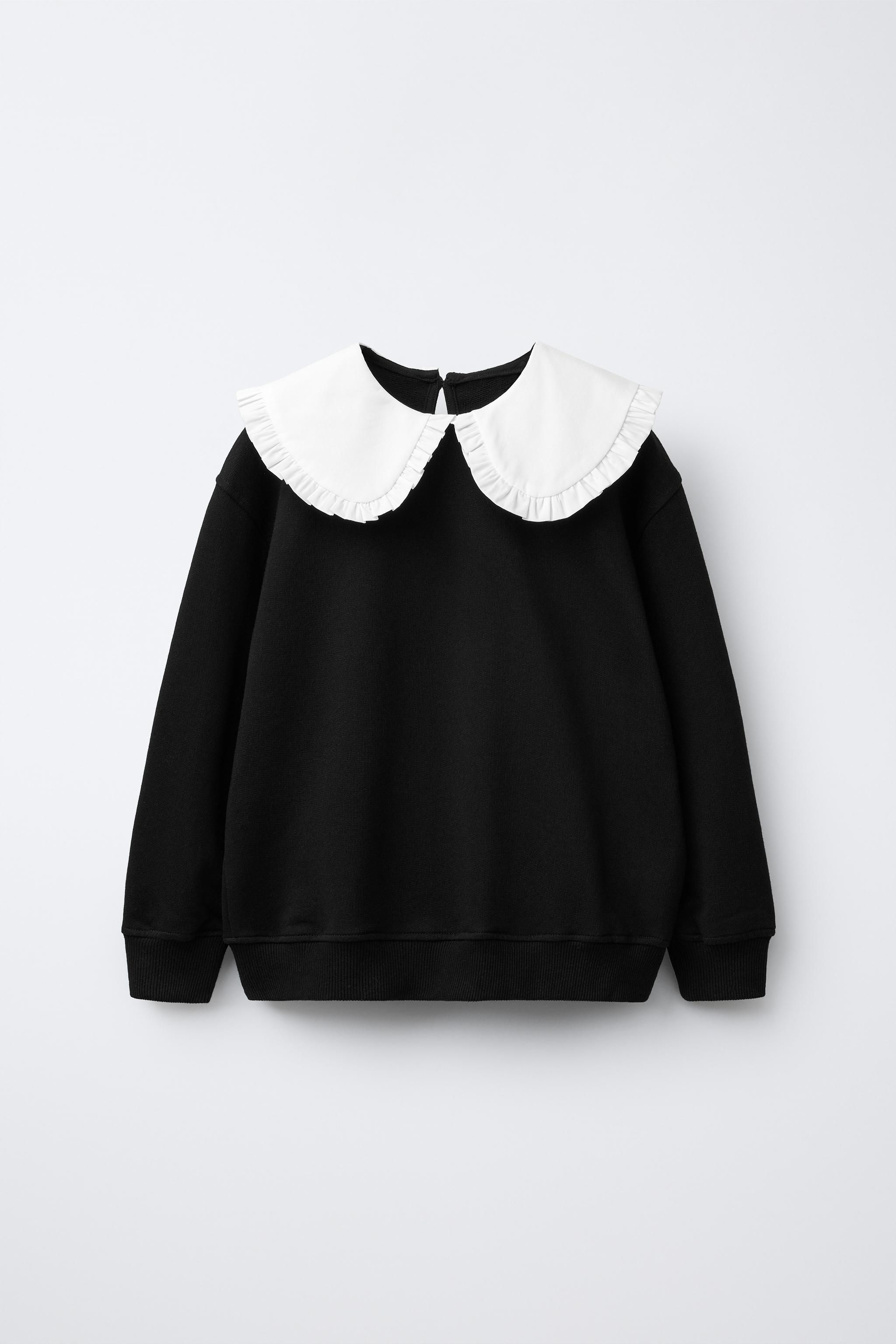 PETER PAN COLLAR SWEATSHIRT