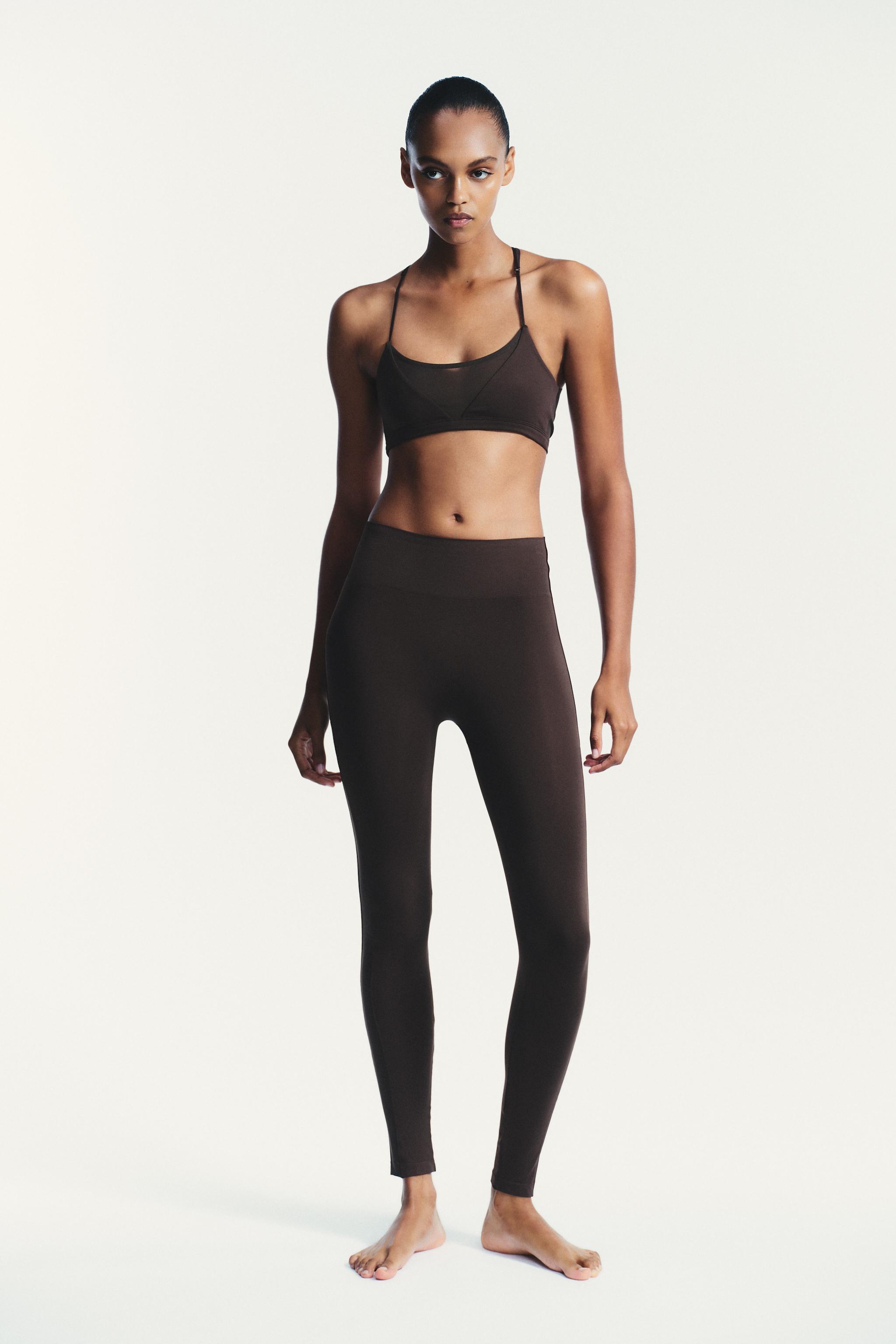 SEAMLESS TULLE COMBINATION TOP