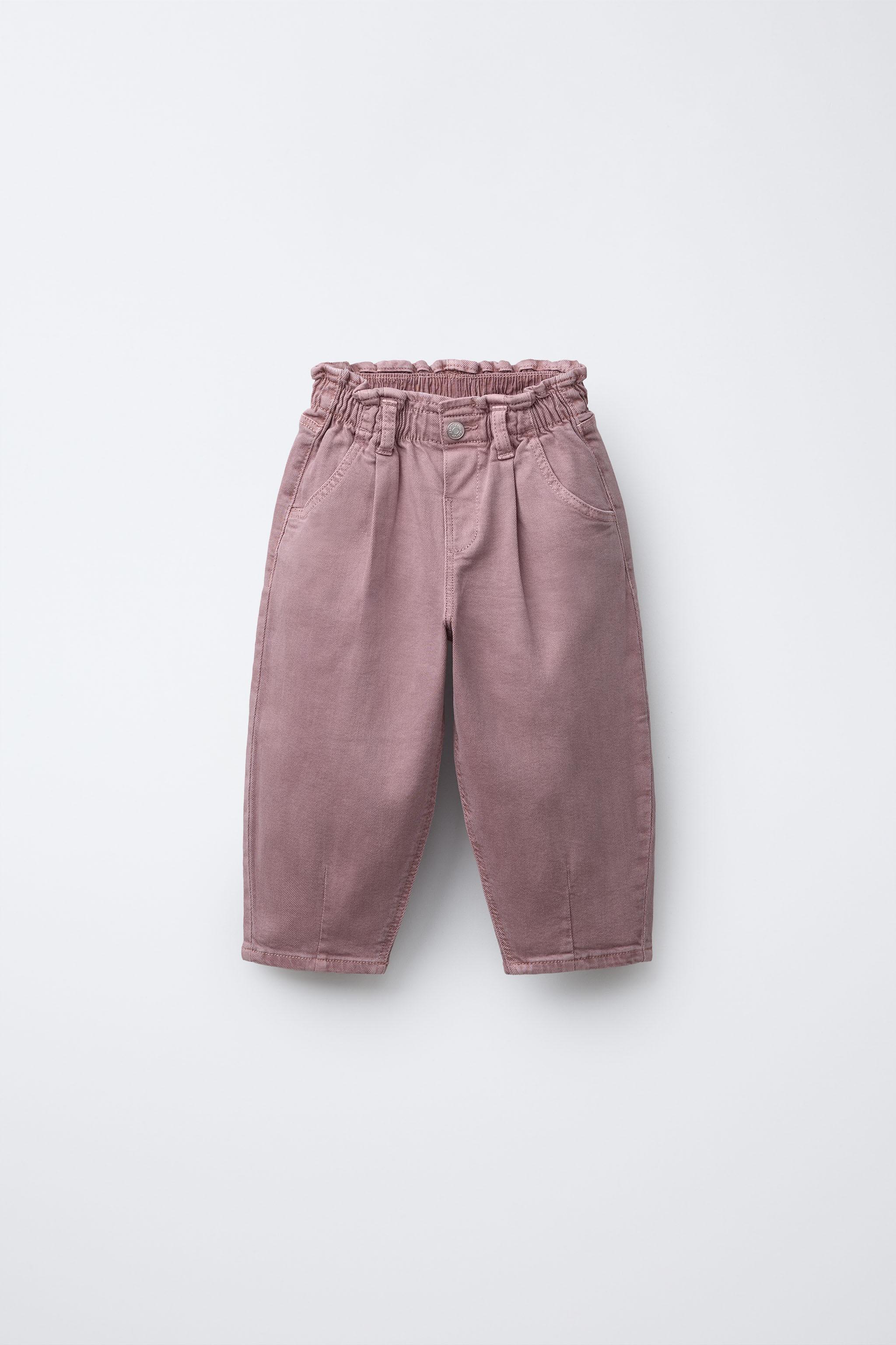 HEART POCKET TWILL BAGGY PANTS