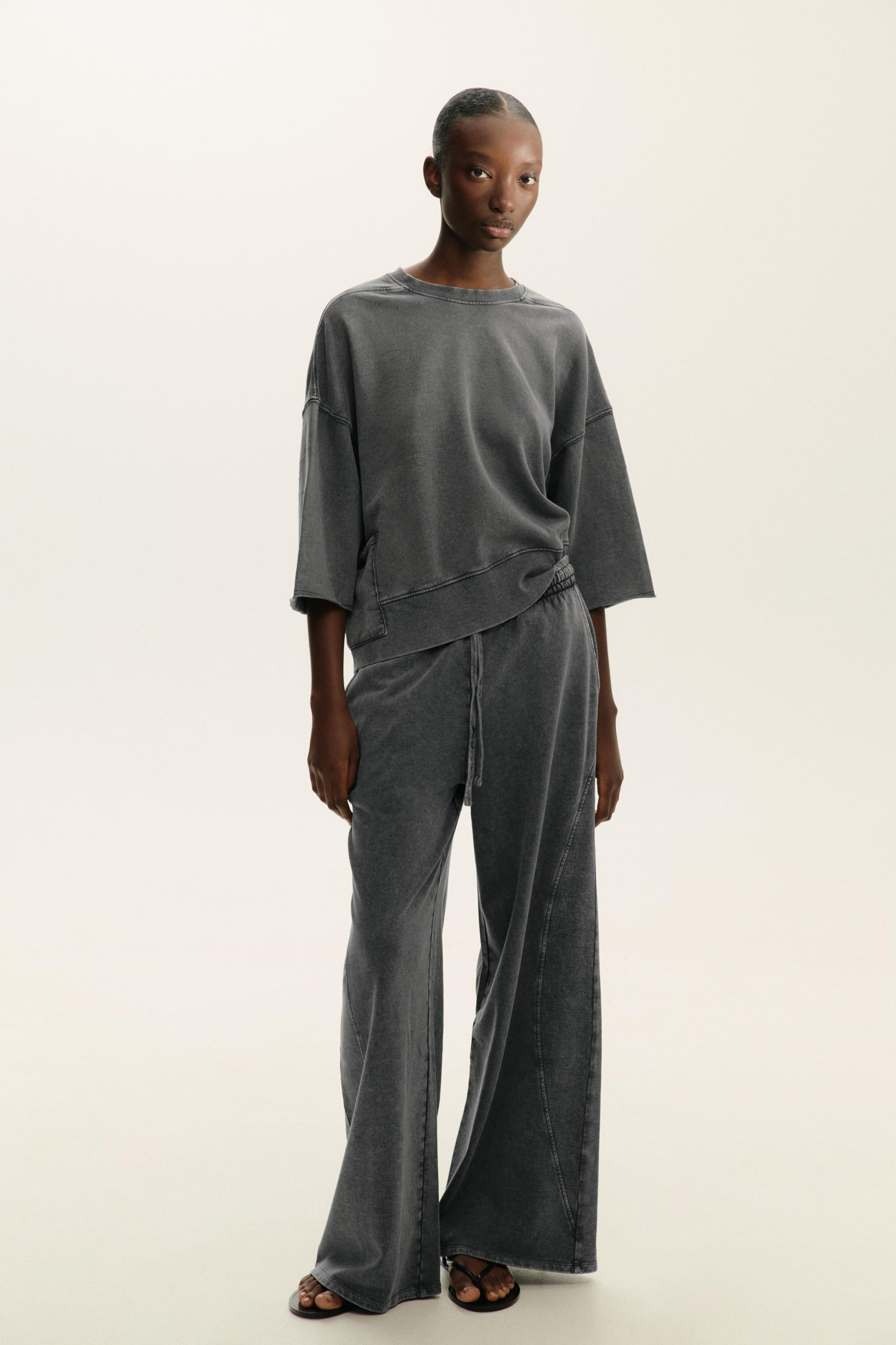 WASHED EFFECT PANTS