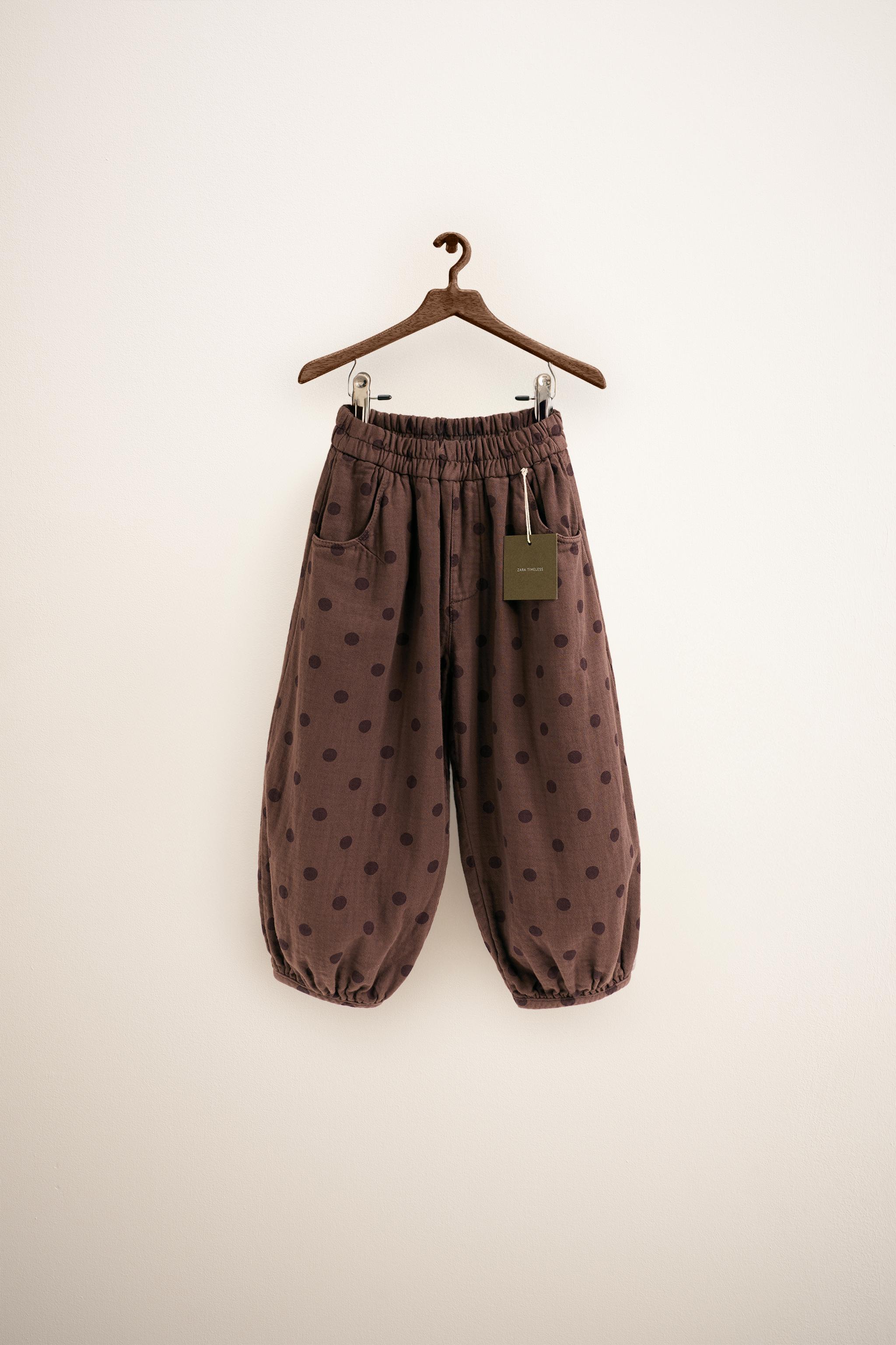 ZARA TIMELESS - BALLOON POLKA DOT PANTS