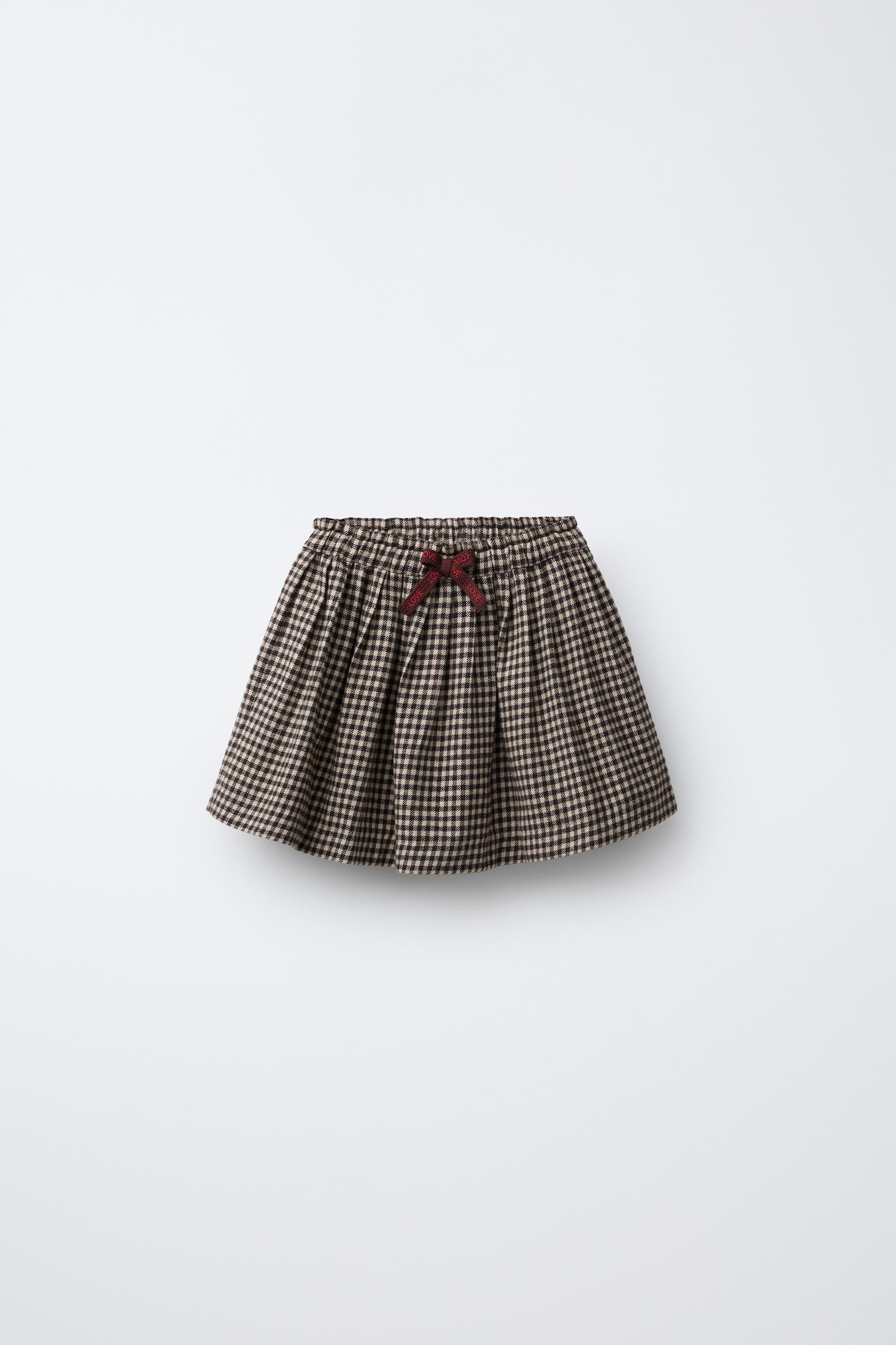 GINGHAM SOFT SKIRT