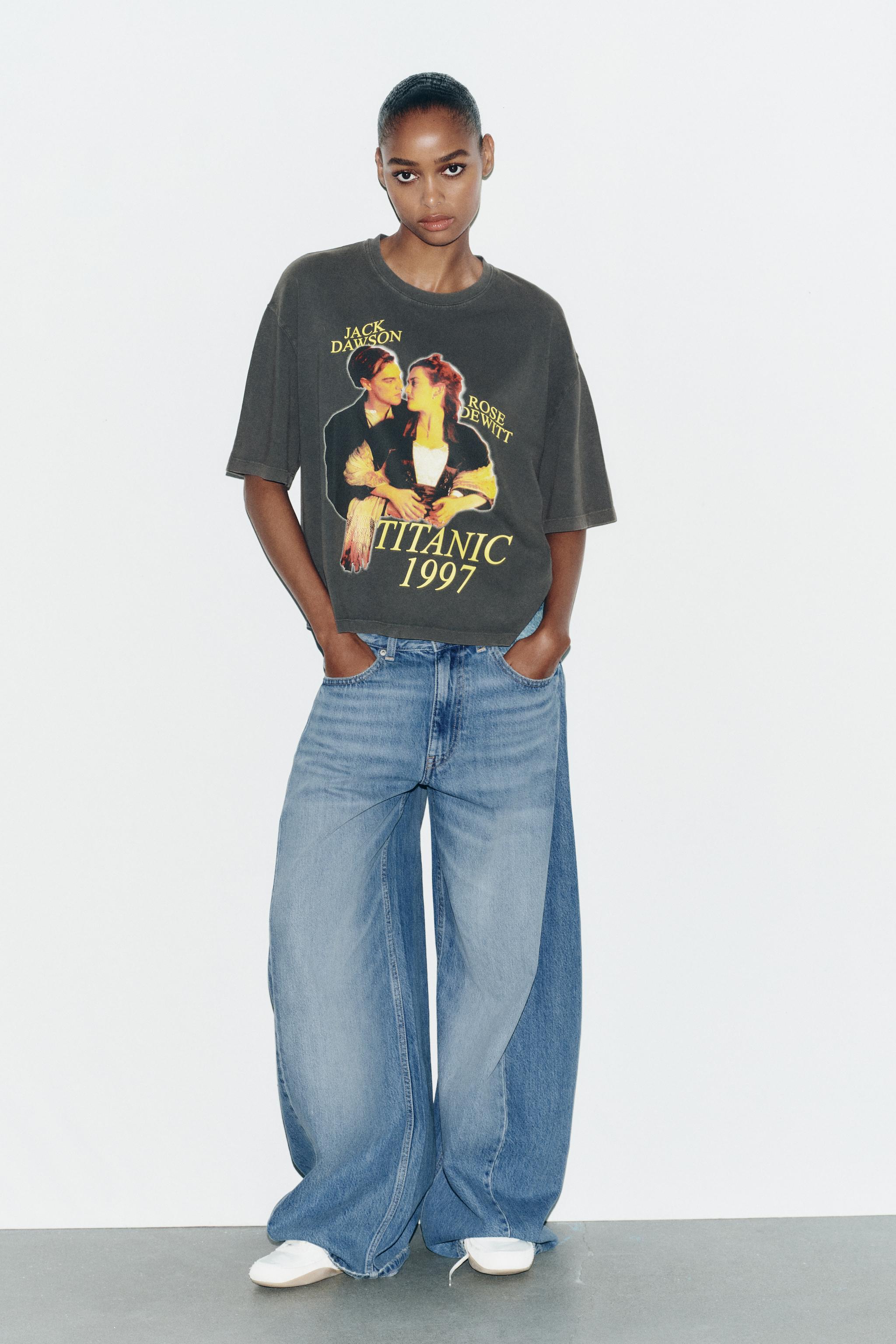 TITANIC WASHED EFFECT T-SHIRT