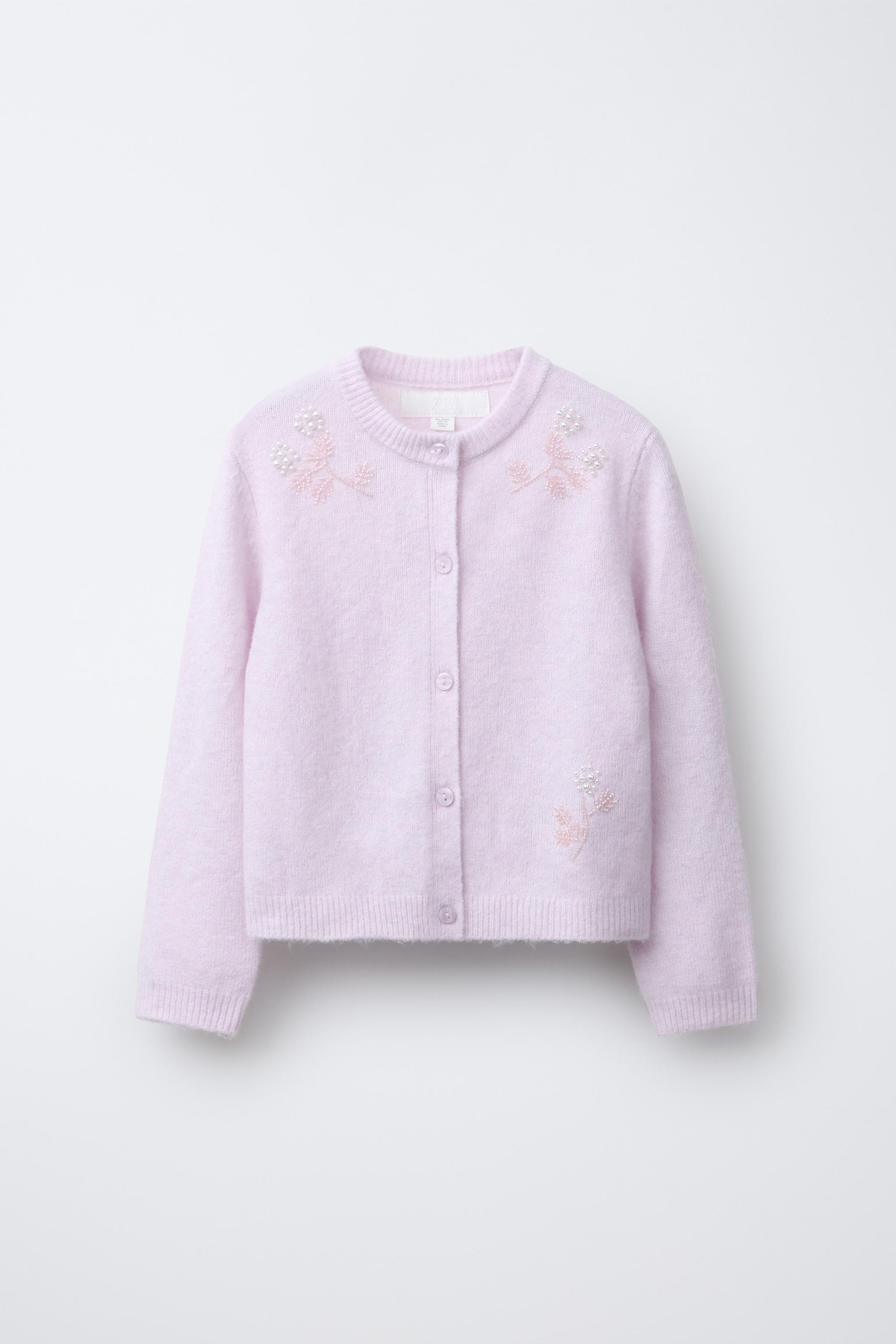 BEADED KNIT CARDIGAN