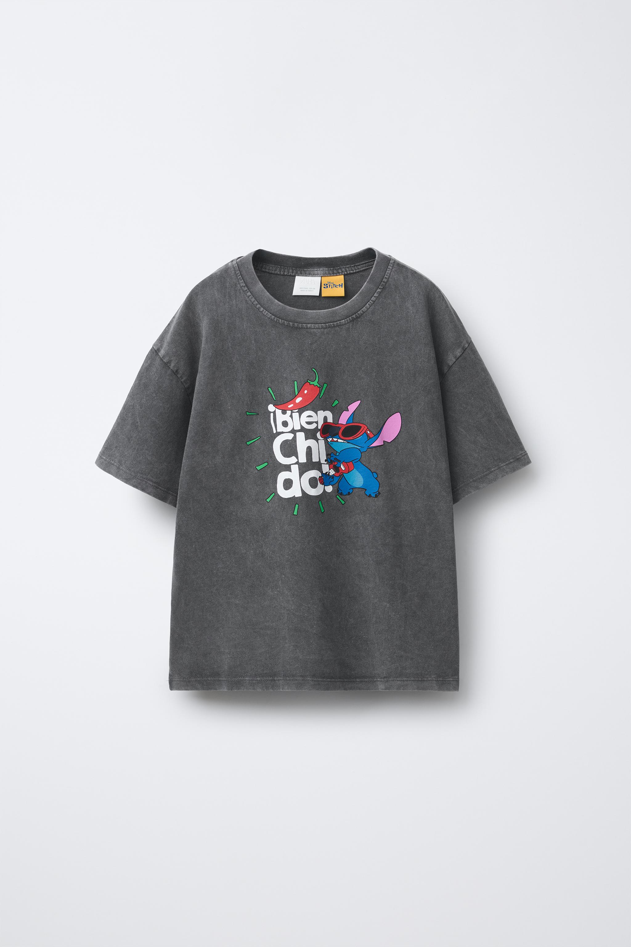 LILO & STITCH © DISNEY WASHED EFFECT T-SHIRT