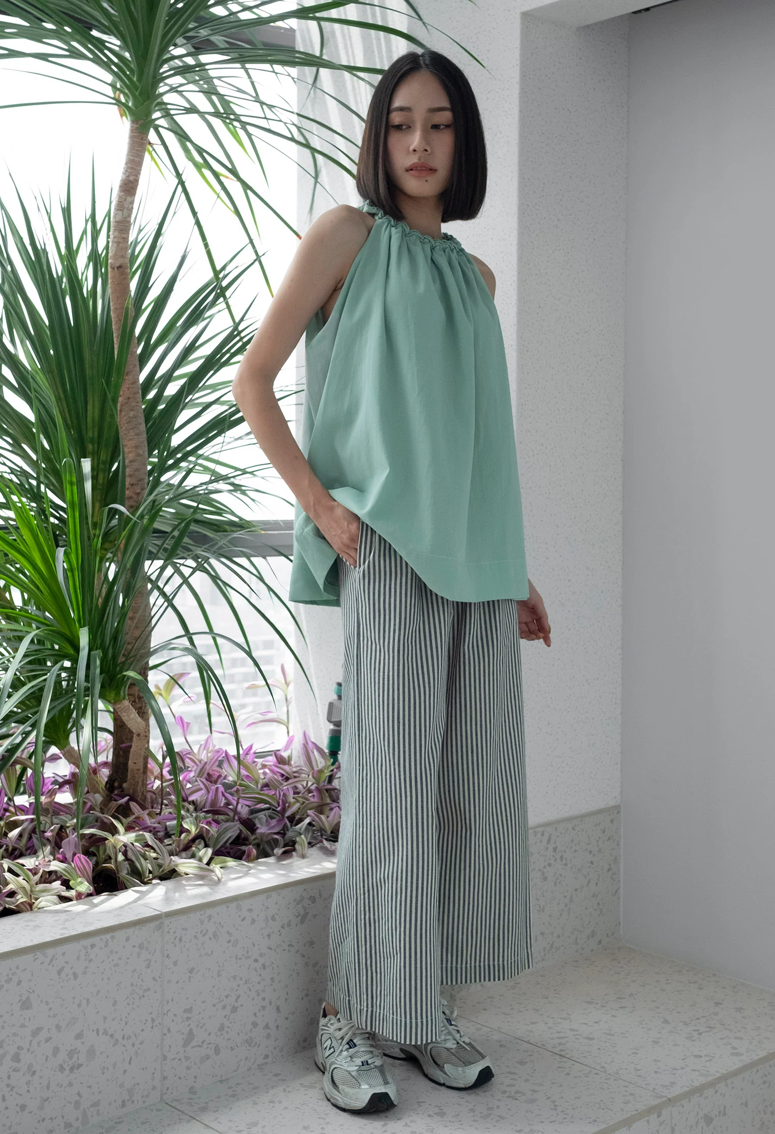 Luna Ease Halter Twist Braid Two-piece