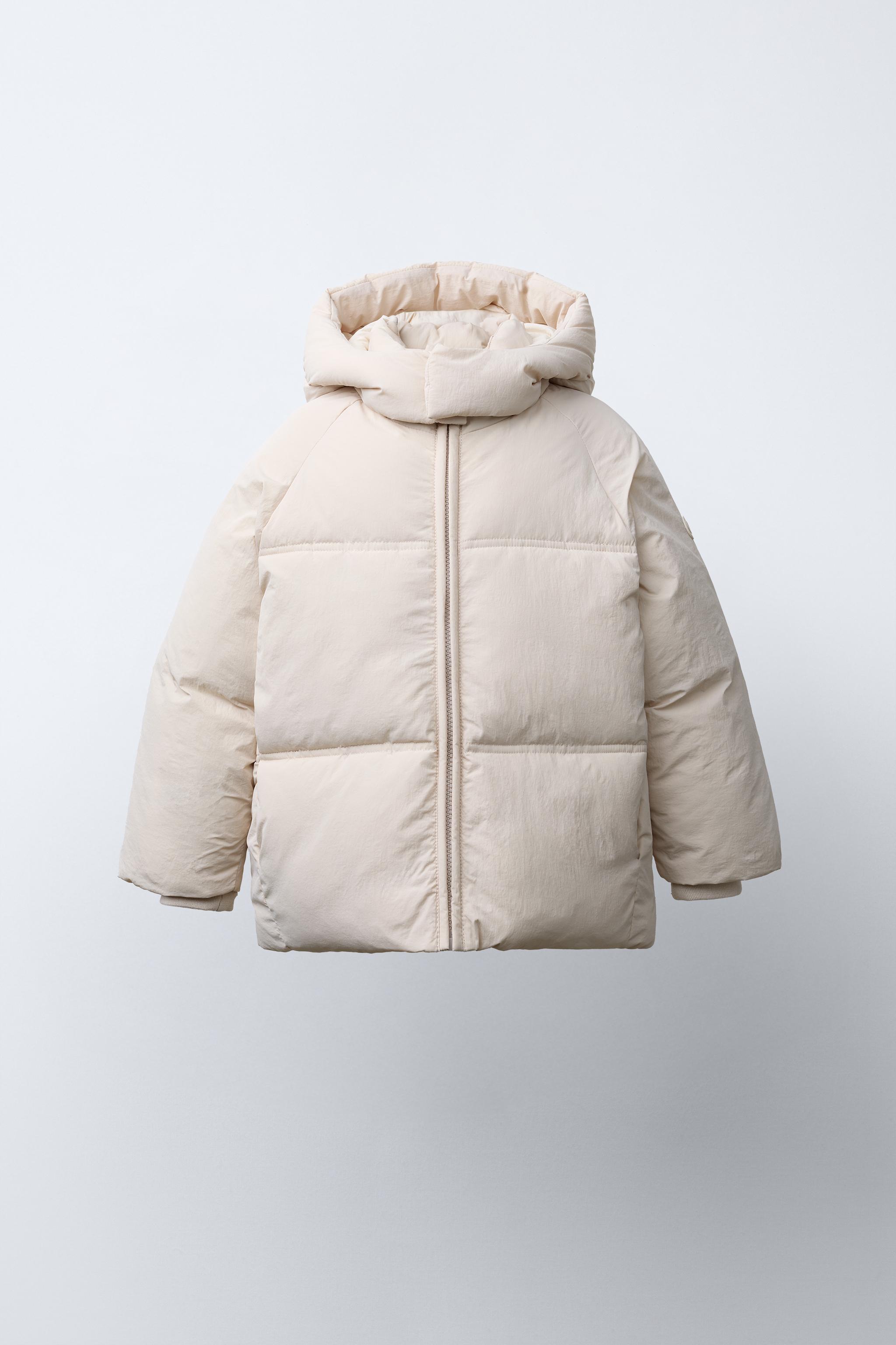 WATER REPELLENT HOODED PUFFER JACKET