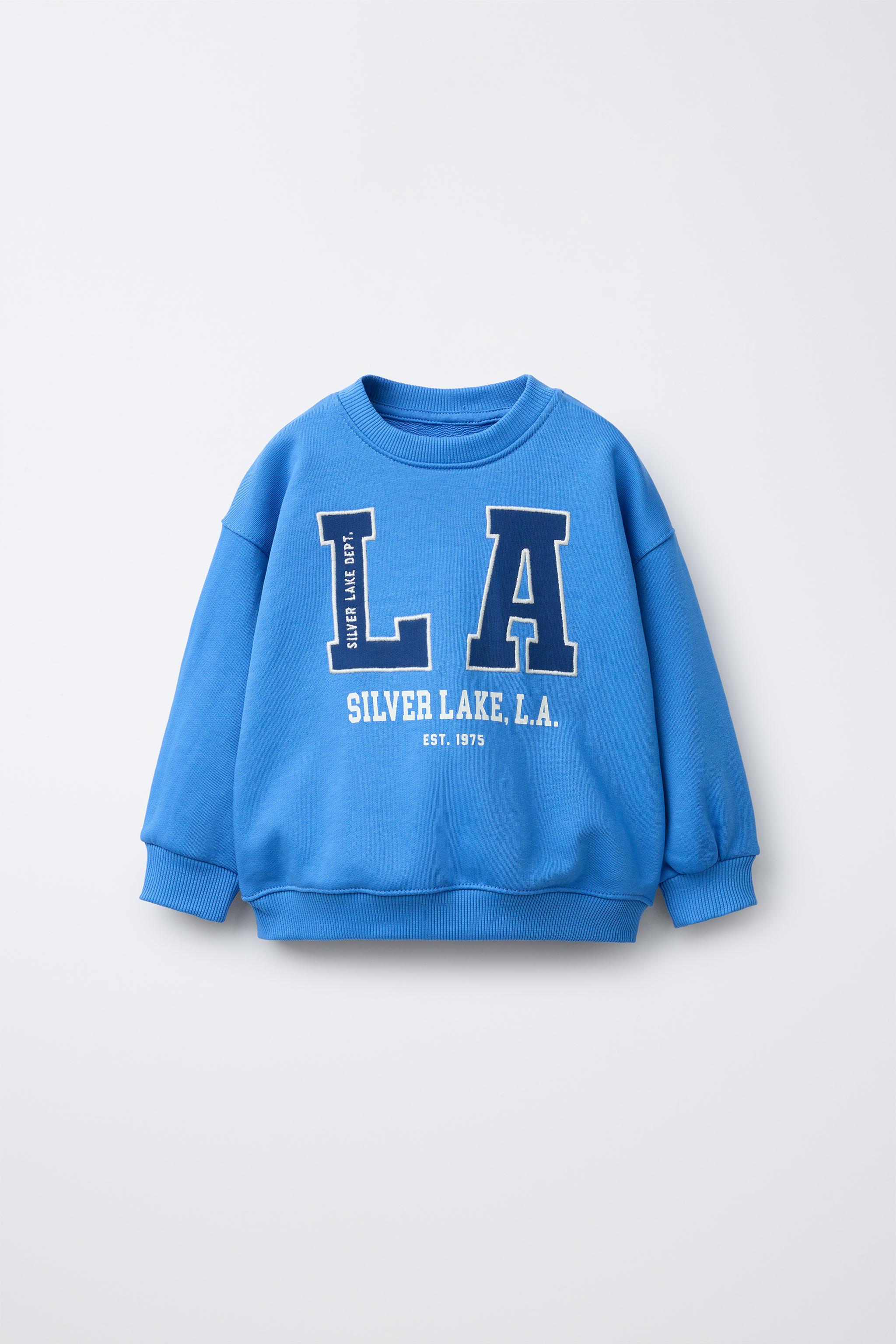 EMBROIDERED TEXT SWEATSHIRT