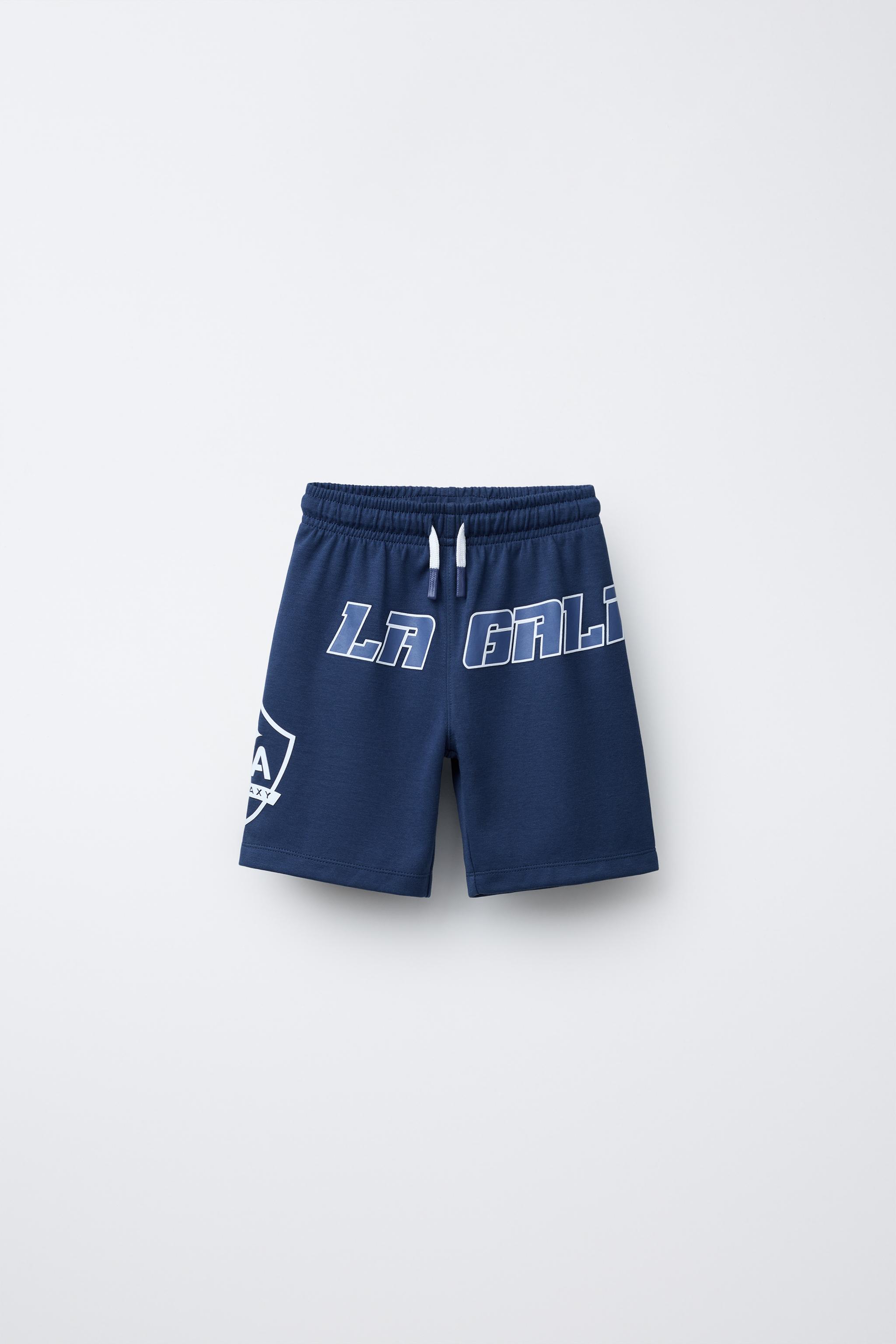 LOS ANGELES GALAXY MLS © STRAIGHT PLUSH SHORTS