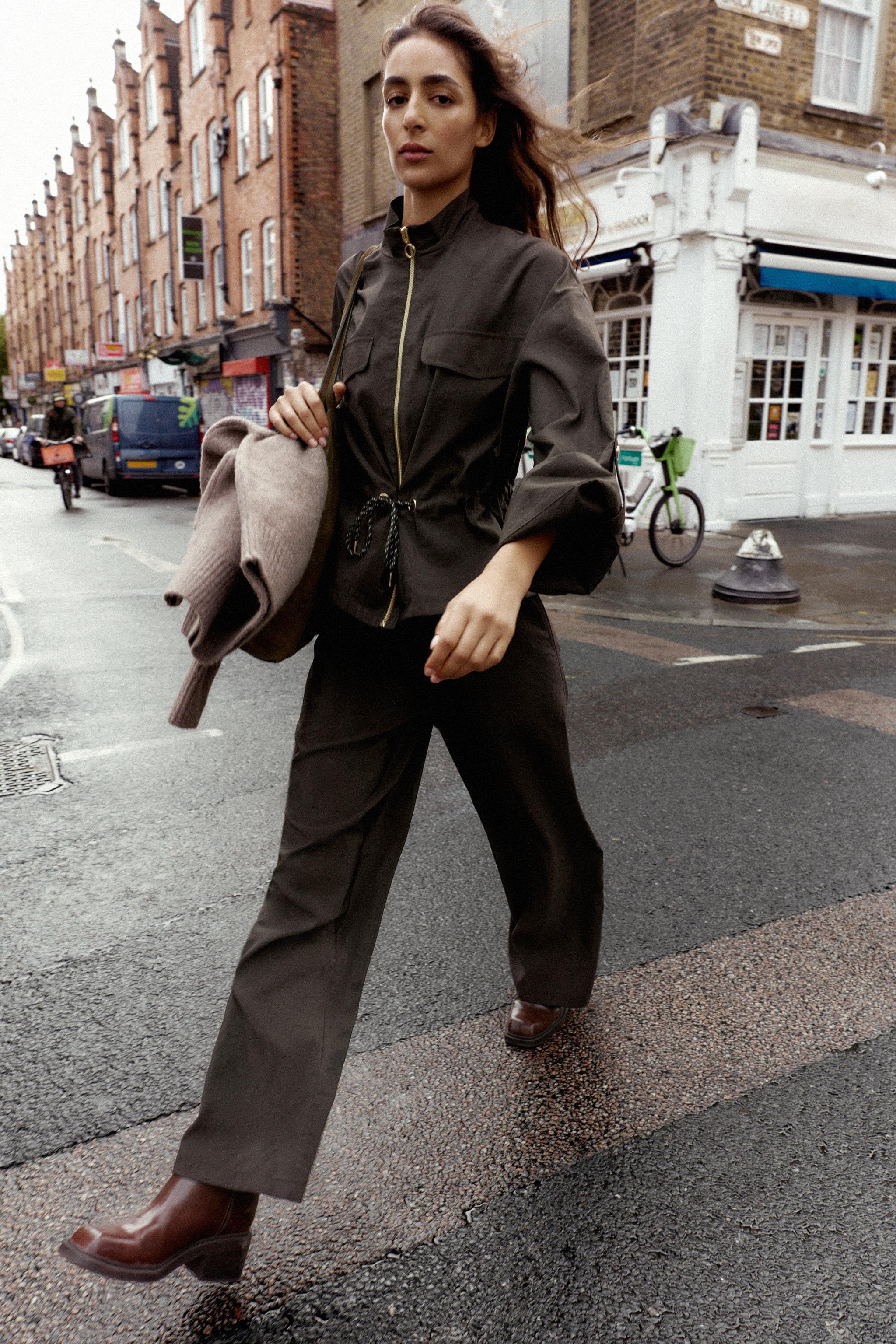 SAFARI JACKET WITH DRAWSTRING