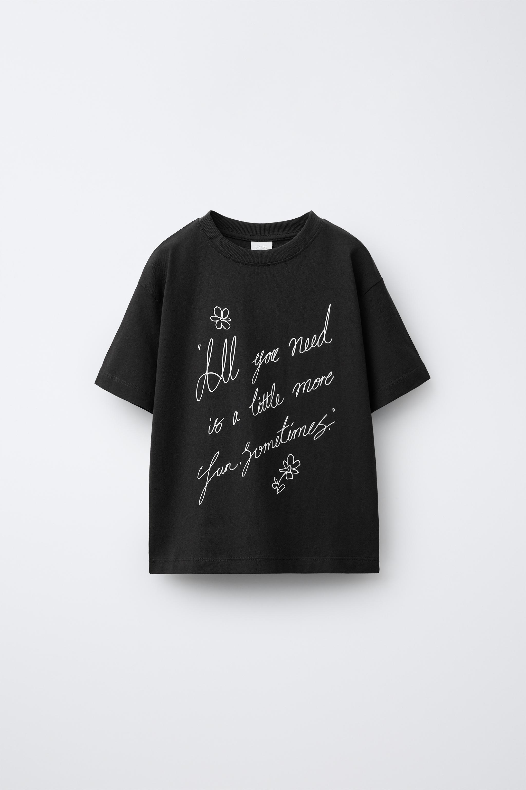 TEXT PRINT T-SHIRT