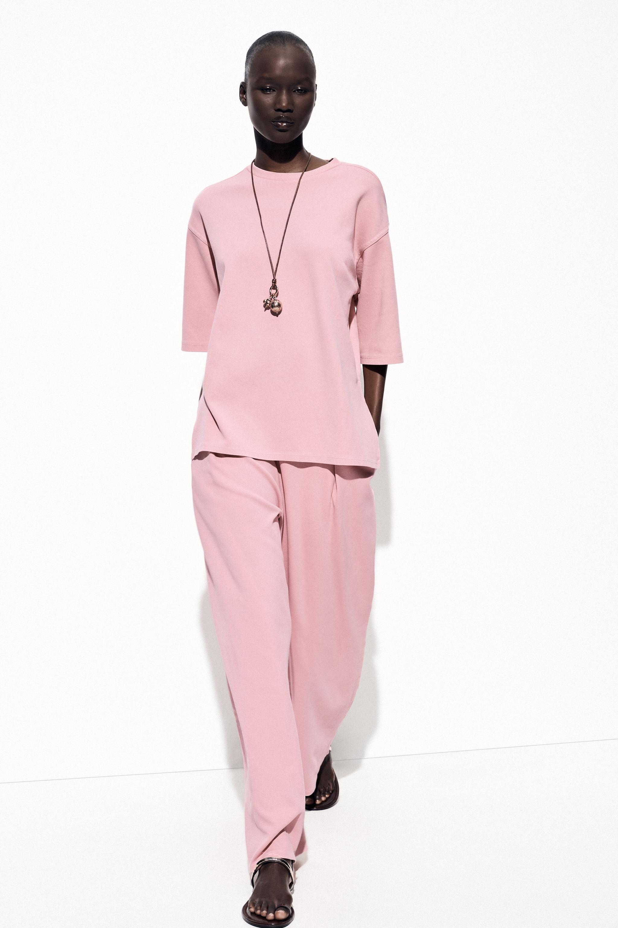 WASHED EFFECT INTERLOCK T-SHIRT