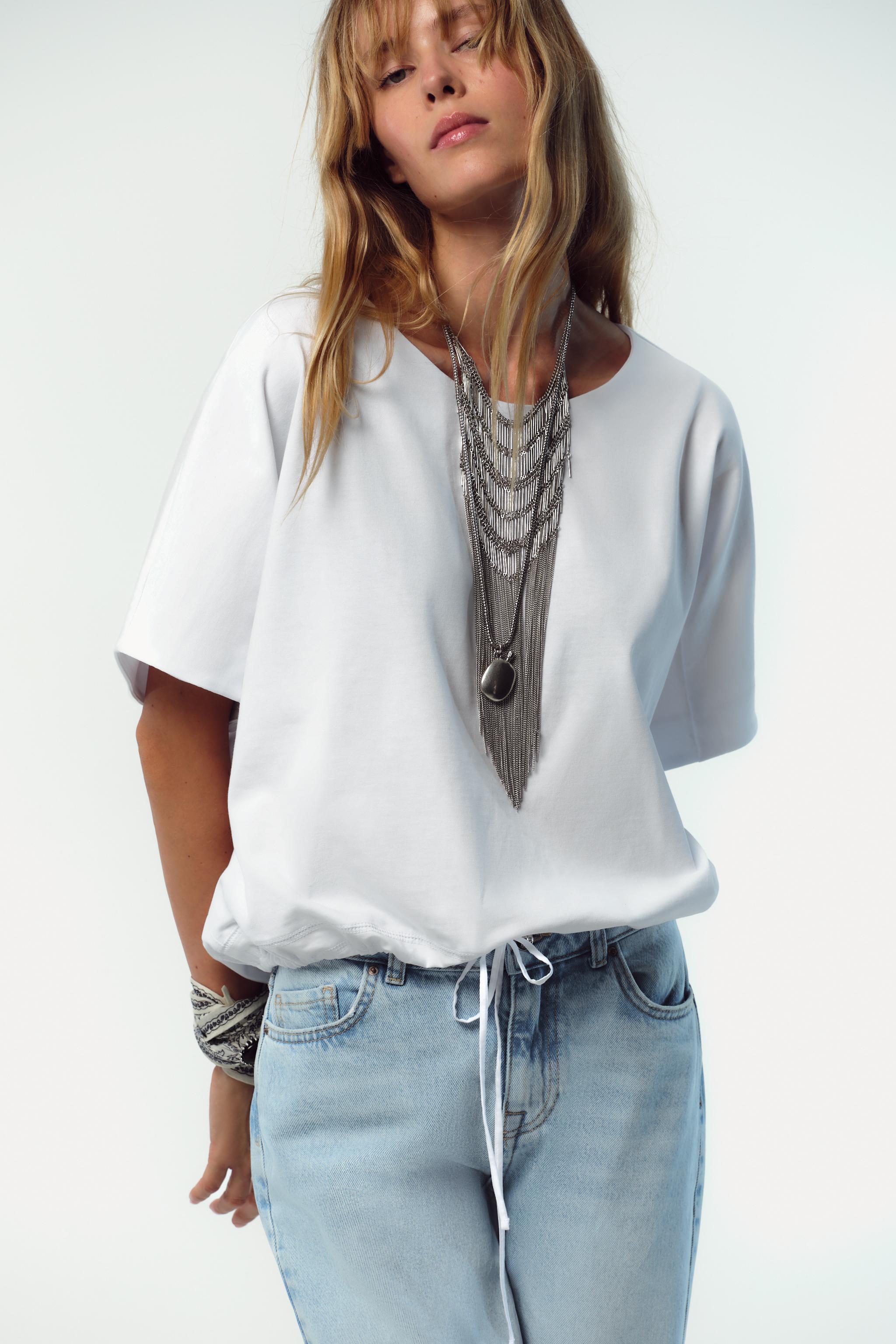 COTTON TIE T-SHIRT