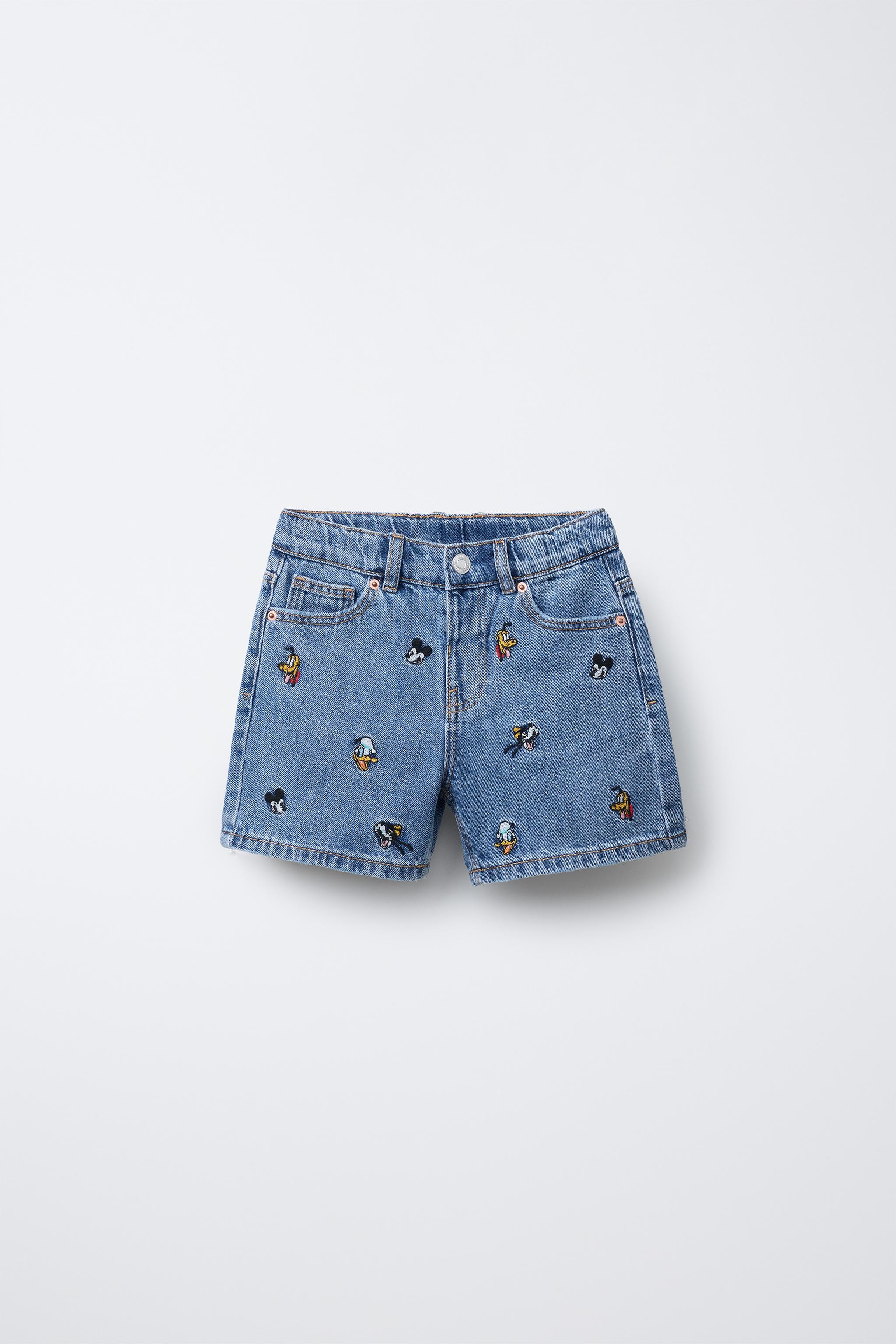 MICKEY MOUSE AND FRIENDS © DISNEY DENIM BERMUDA SHORTS