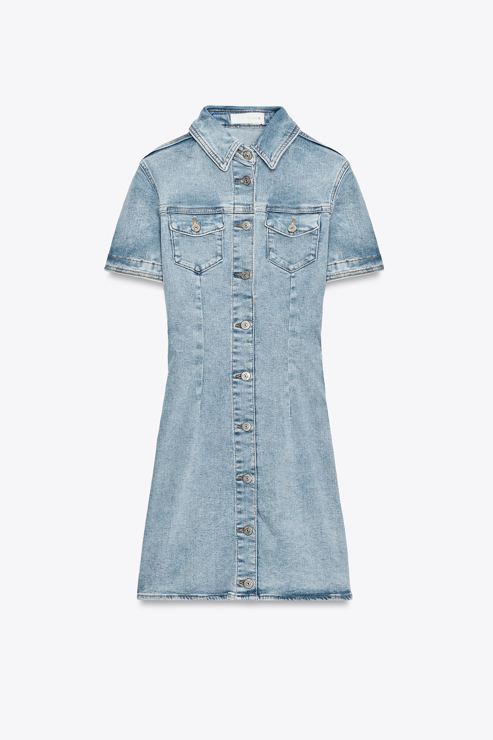 Z1975 DENIM MINI DRESS