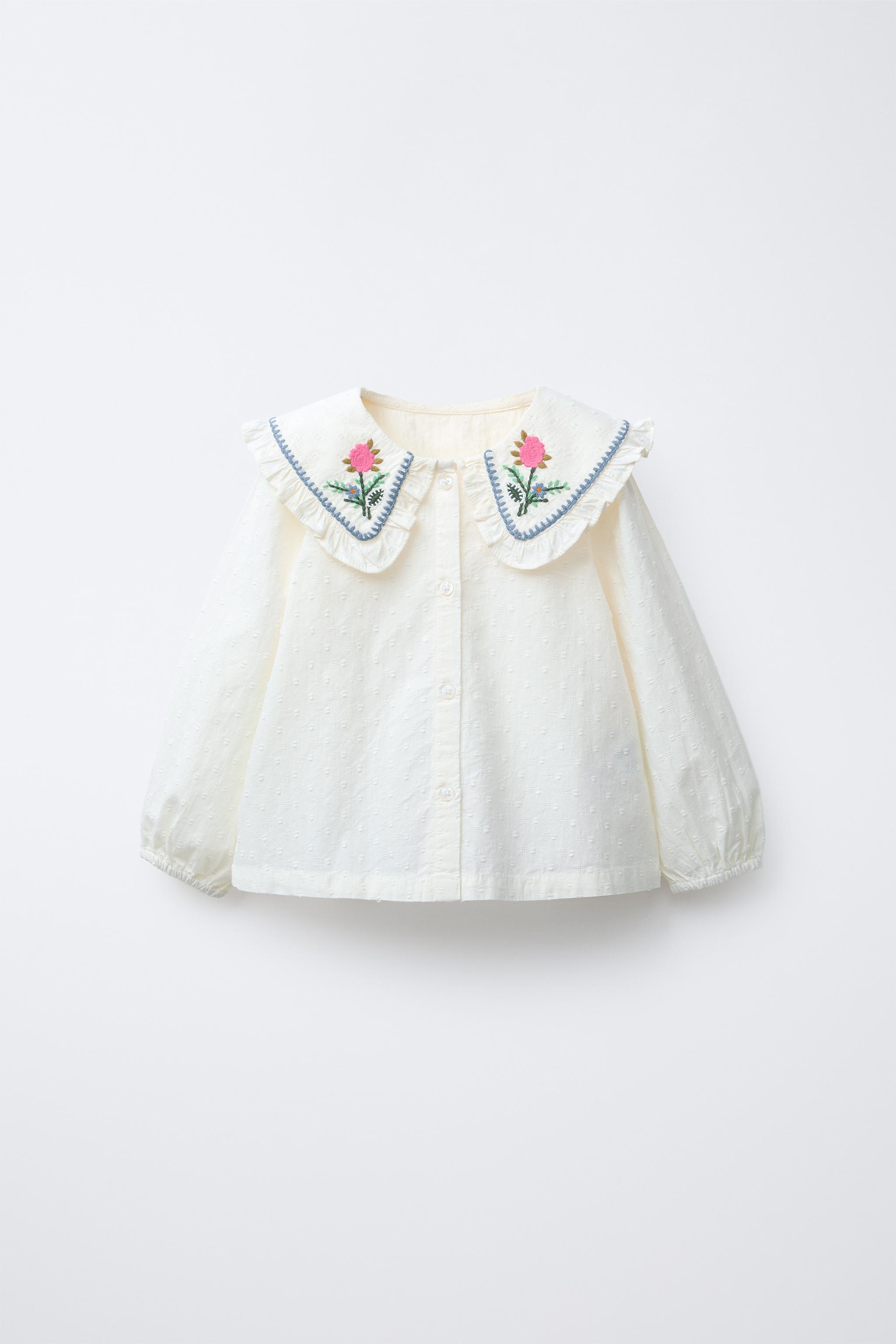 EMBROIDERED COLLAR SHIRT