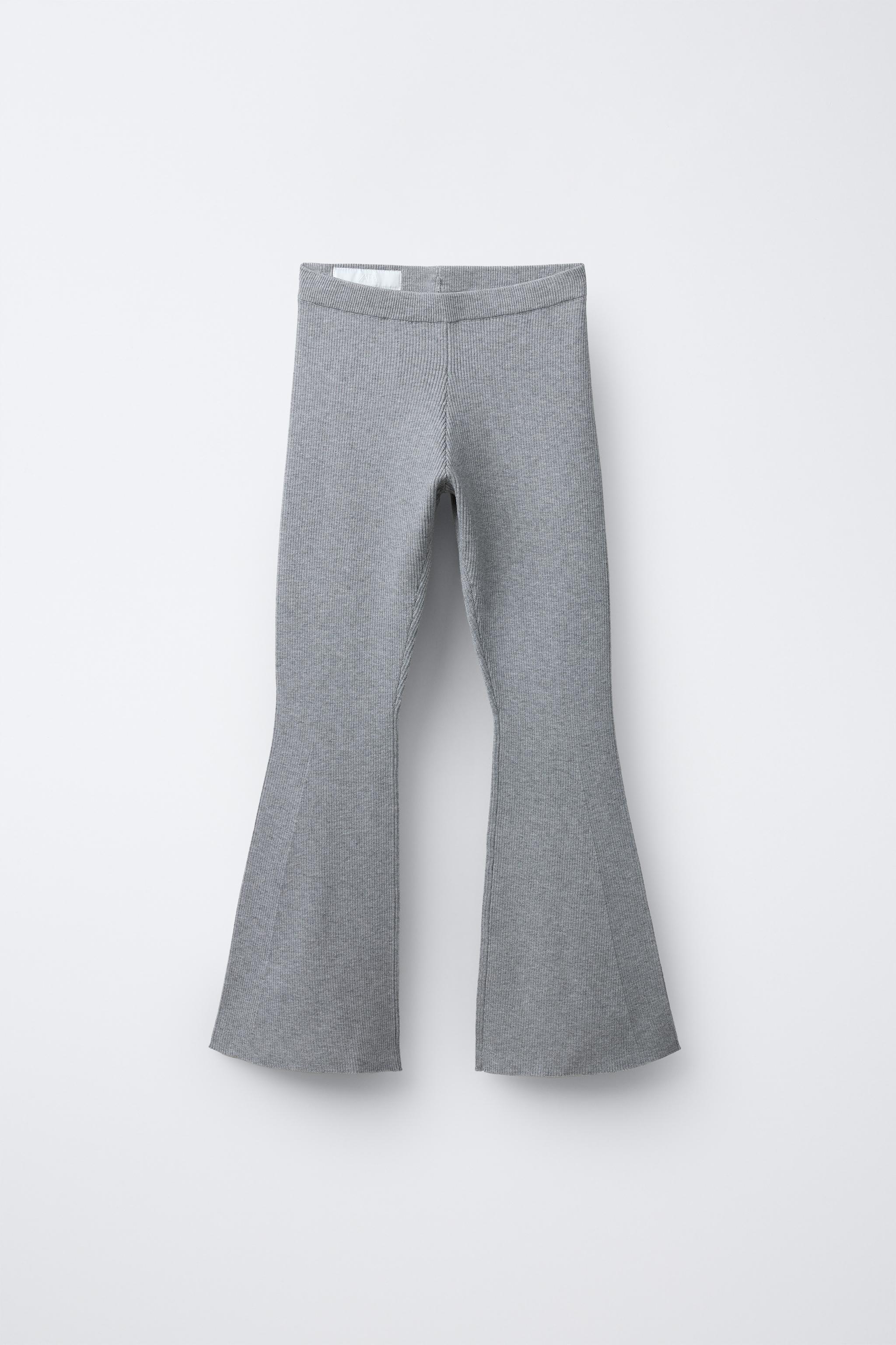 FLARE RIB LEGGINGS