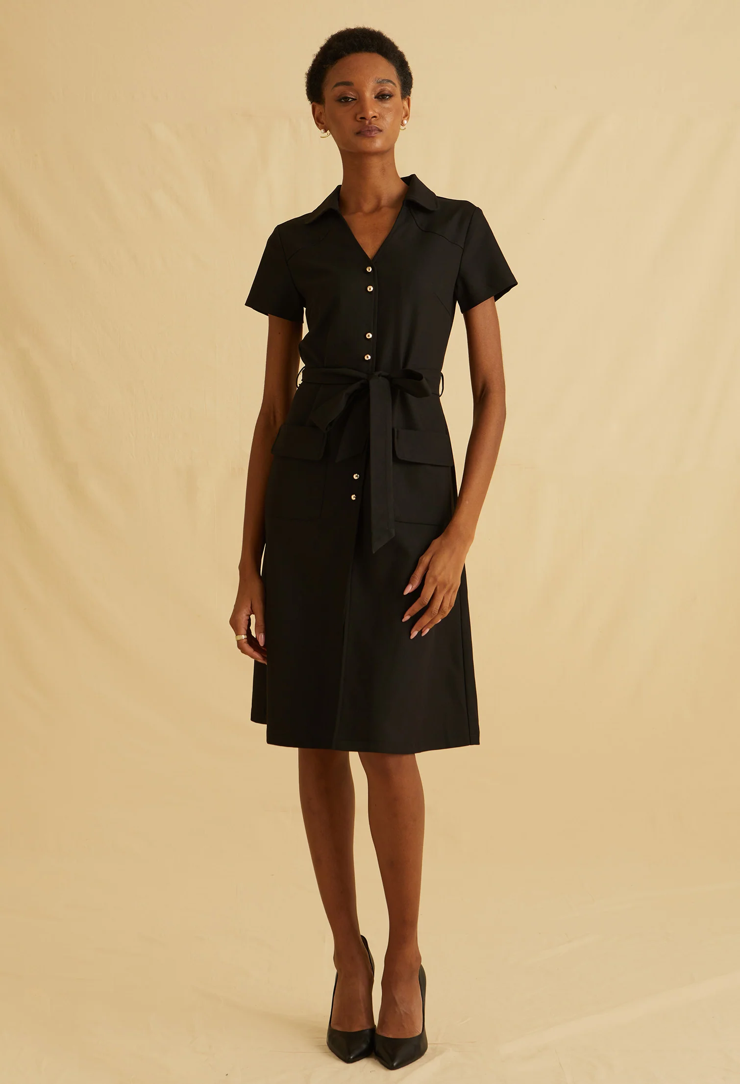 Modern Poise Midi Dress