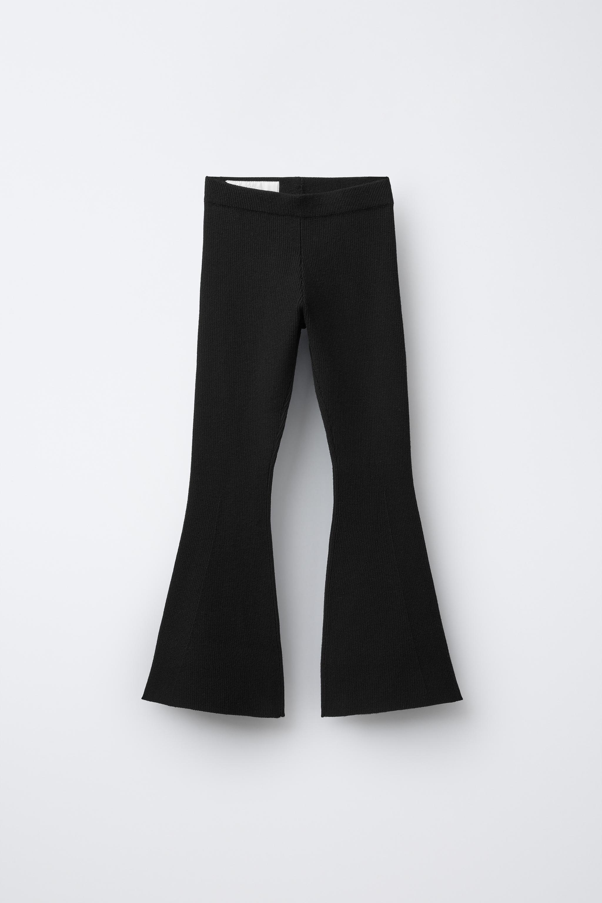 FLARE RIB LEGGINGS