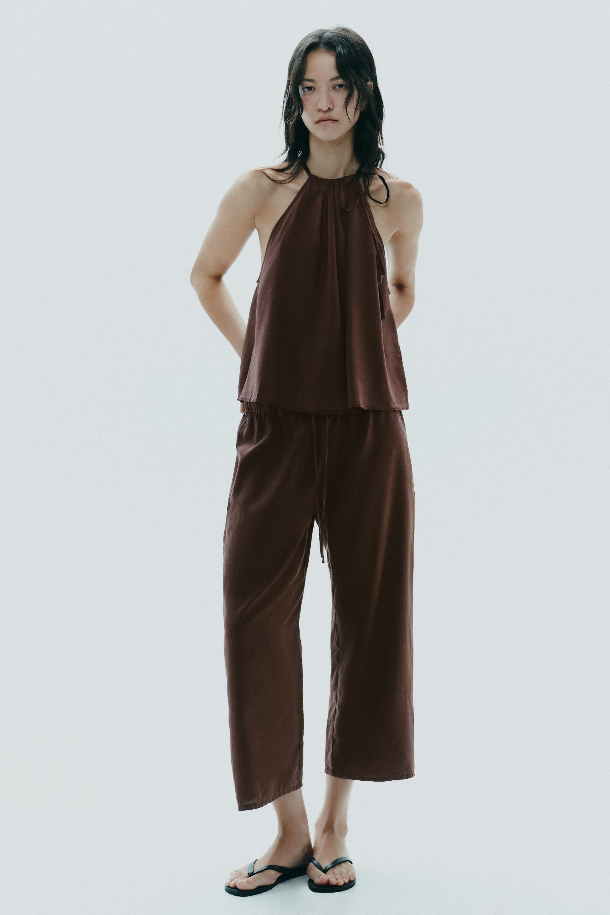 FLOWY CROP PANTS