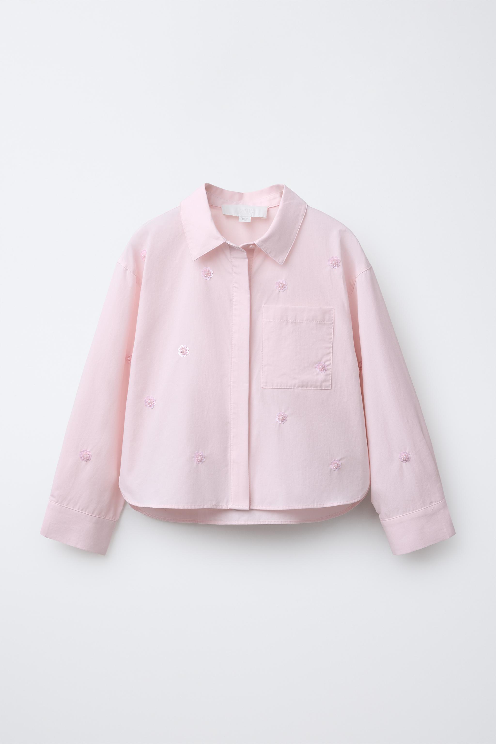 BEADED FLORAL SHIRT