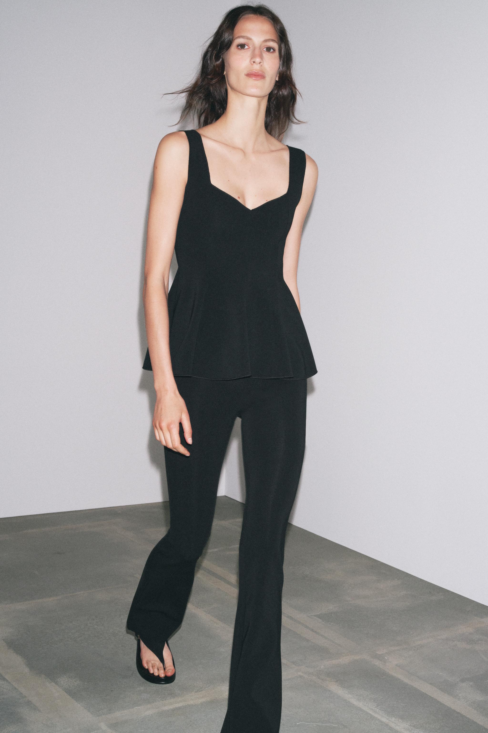 PEPLUM STRETCH TOP