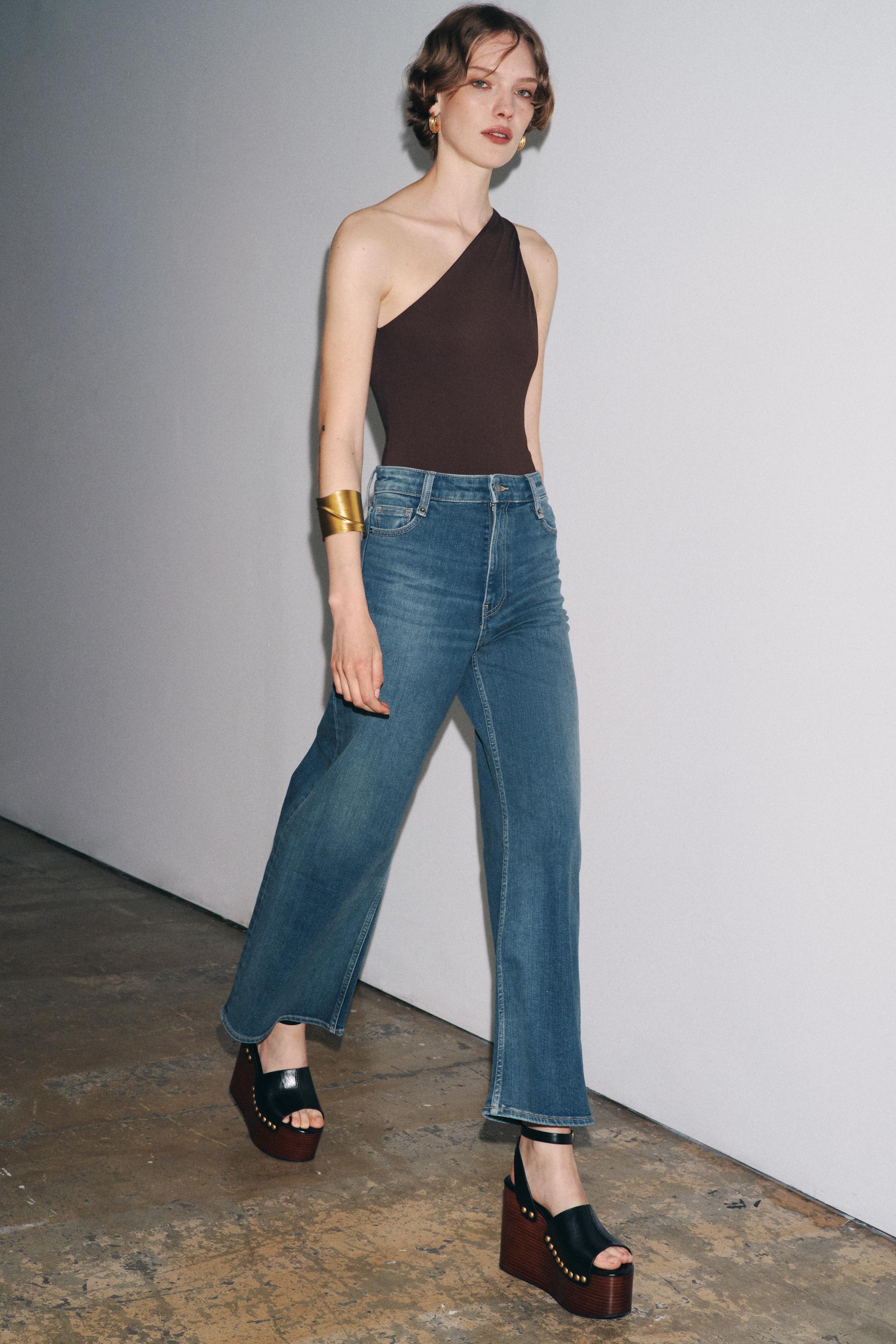 ZW COLLECTION HIGH RISE WIDE LEG JEANS