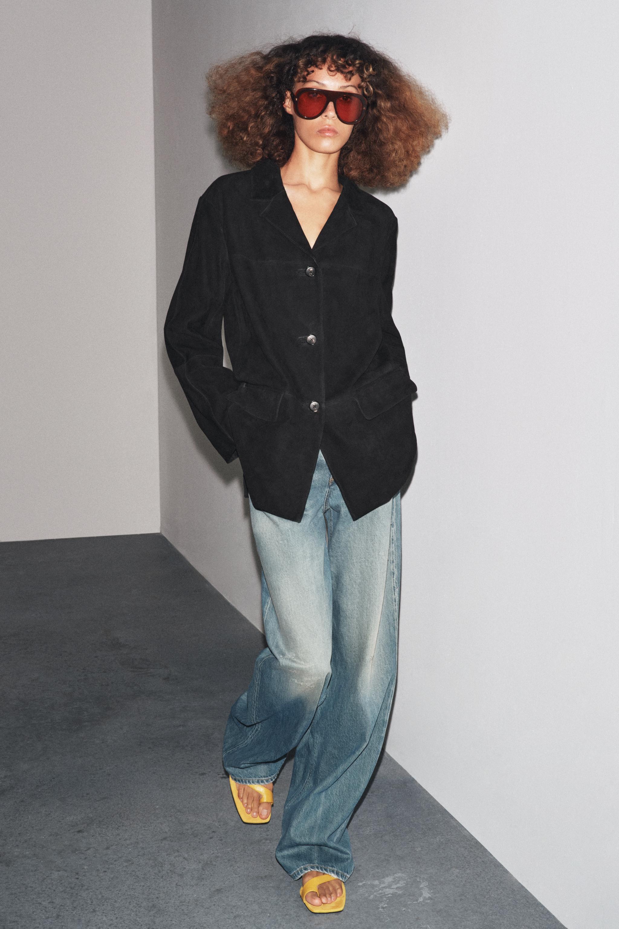 ZW COLLECTION MID-RISE BAGGY JEANS