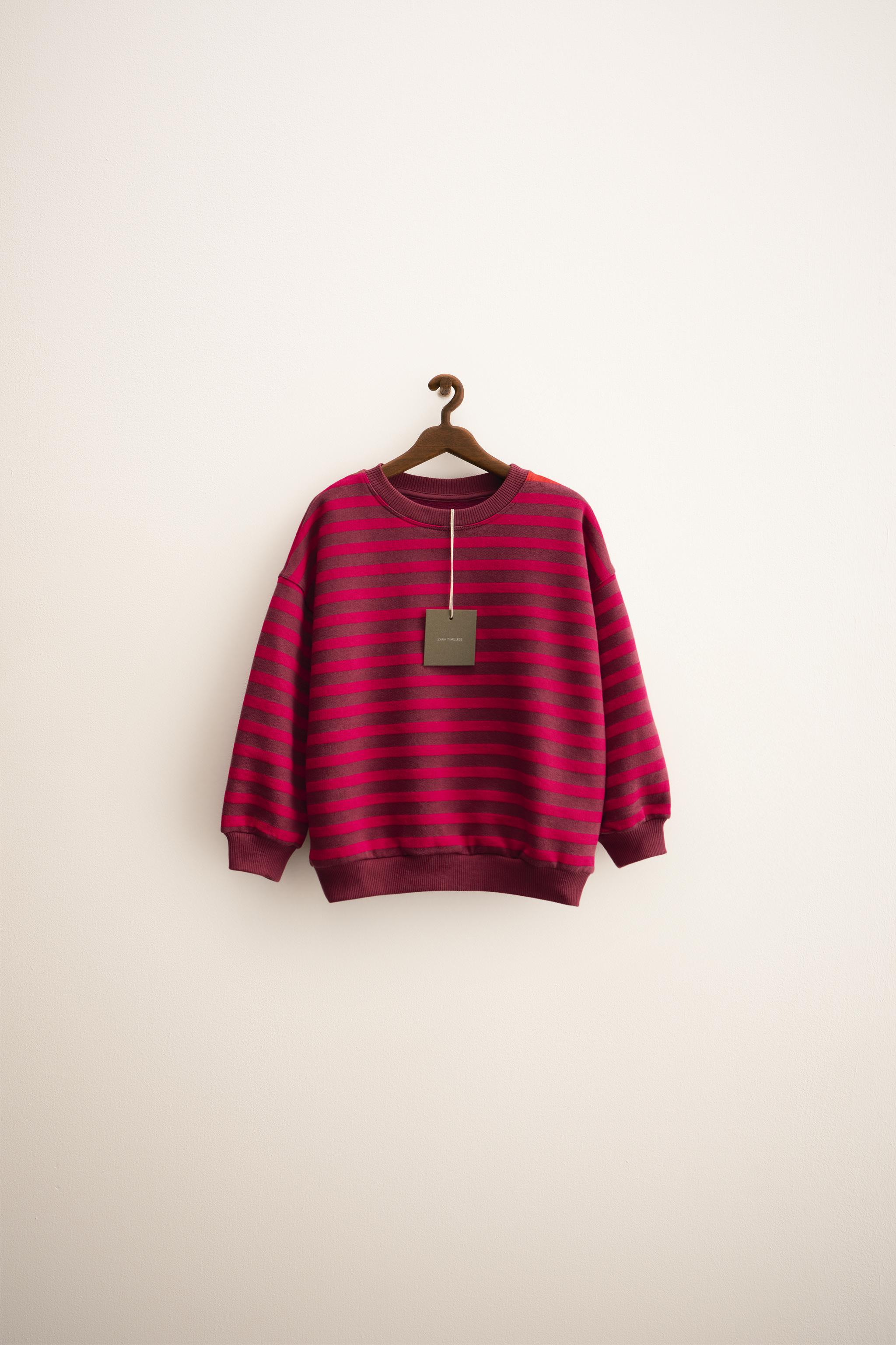 ZARA TIMELESS - STRIPED SWEATSHIRT