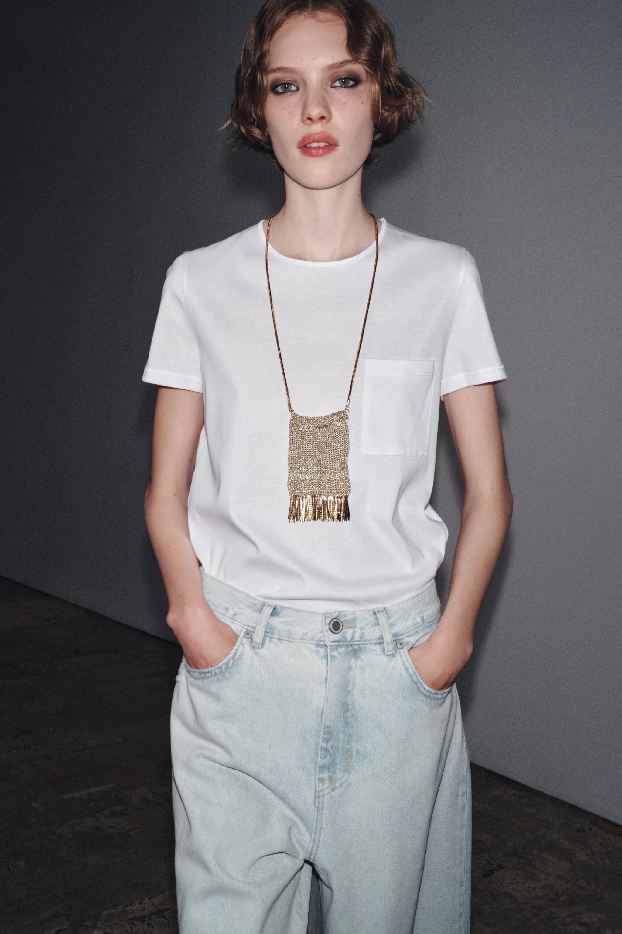 MERCERIZED COTTON T-SHIRT