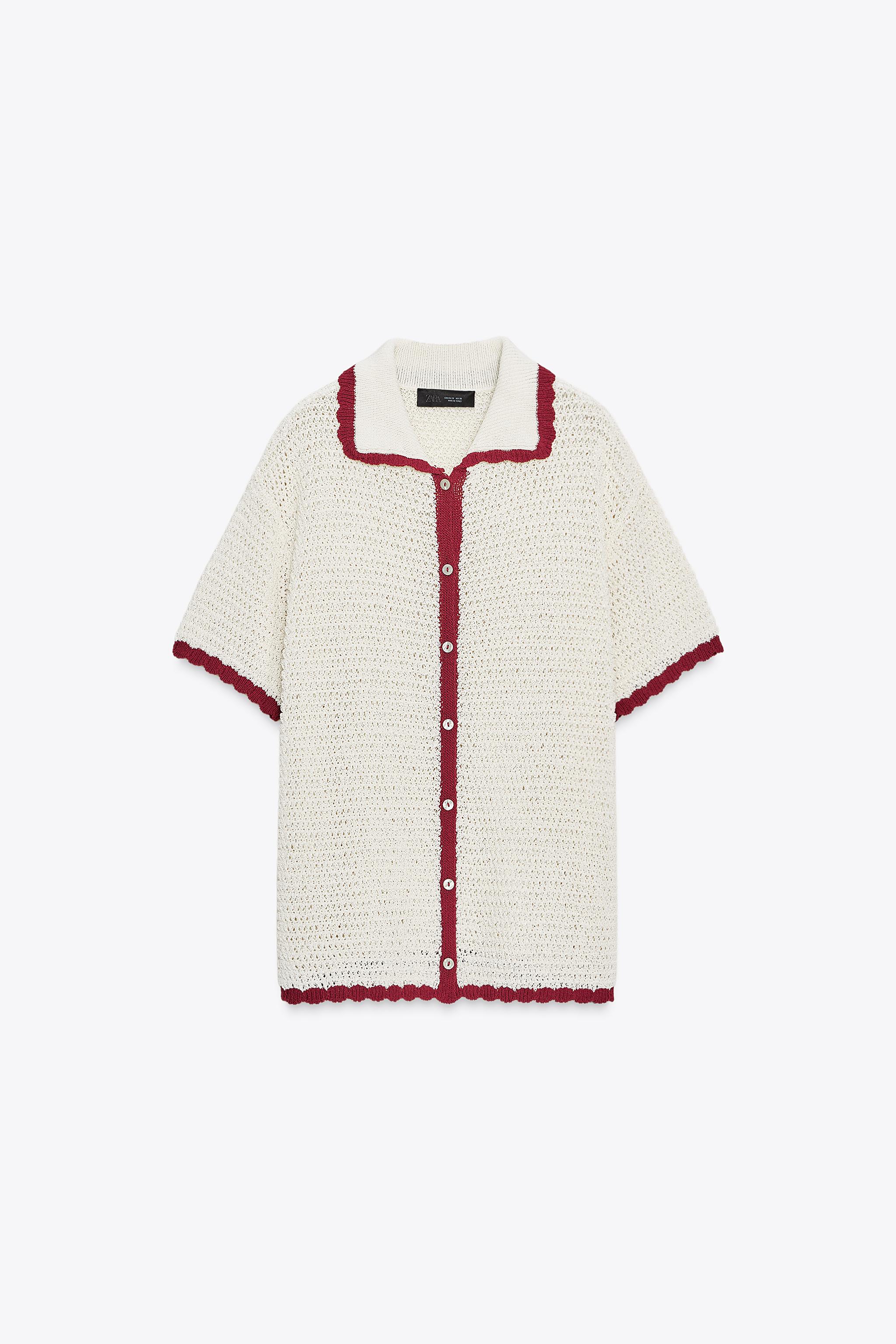 KNITTED POLO JACKET
