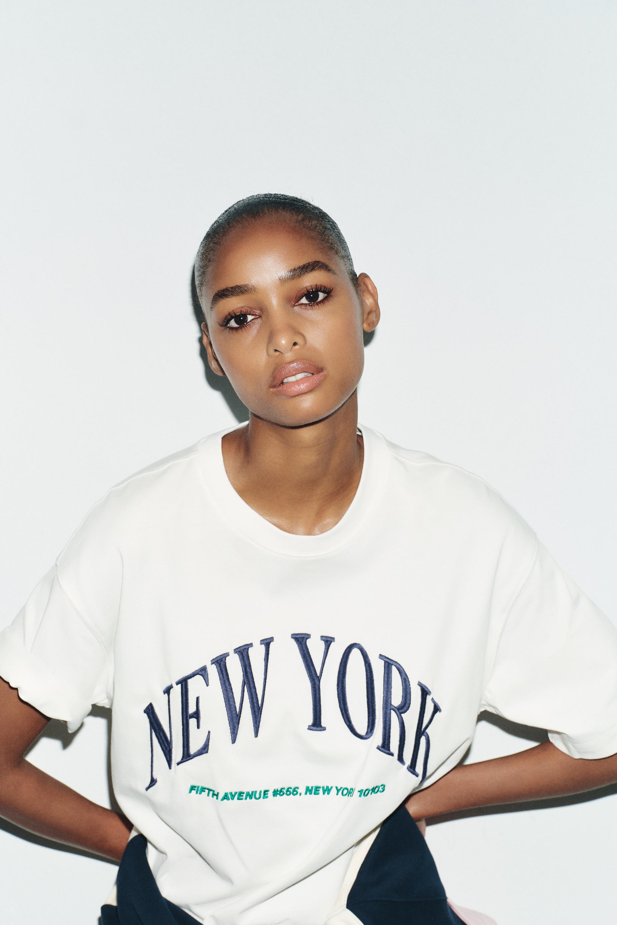 TEXT COTTON T-SHIRT