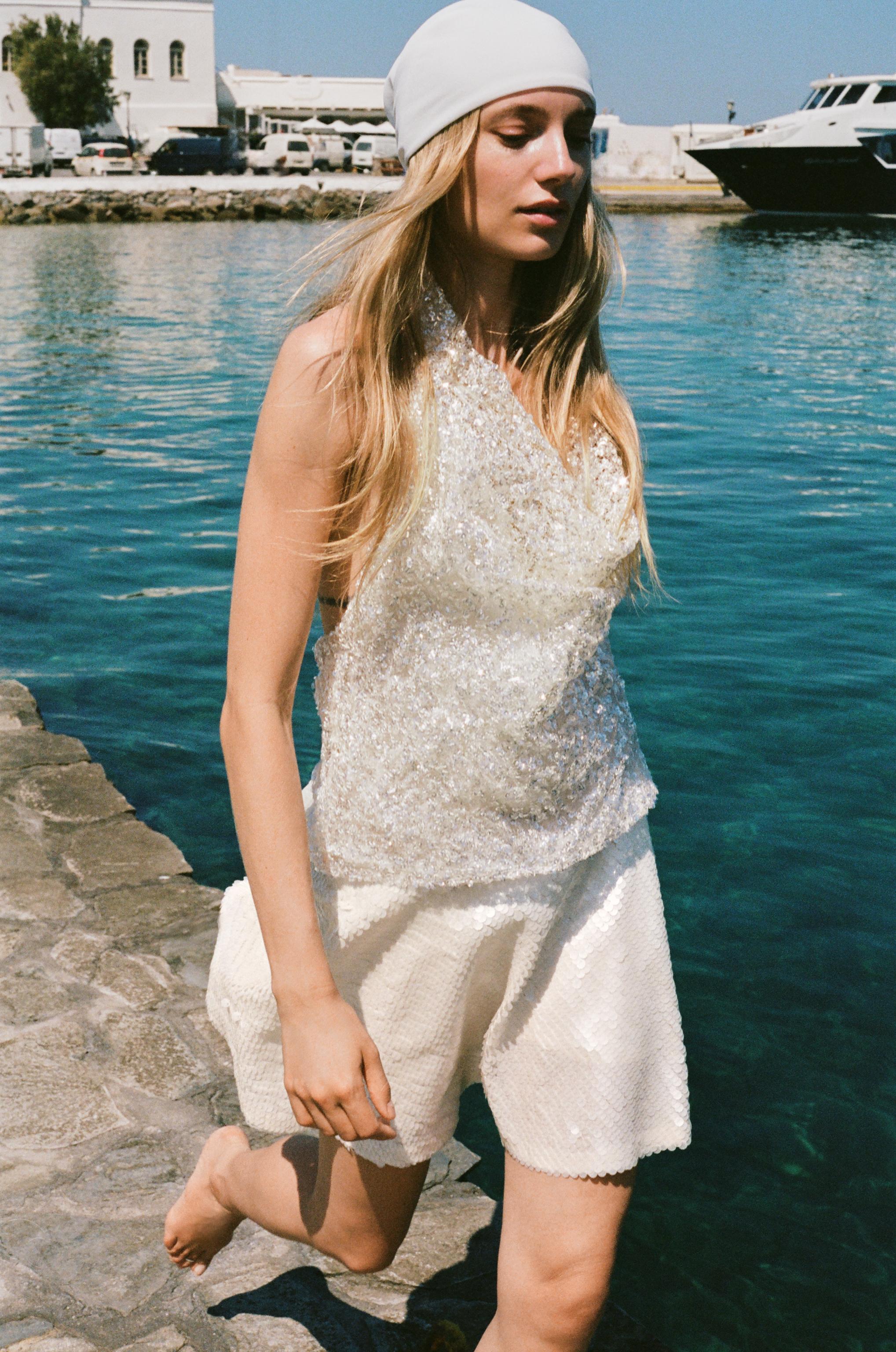 SEQUIN MINI SKORT