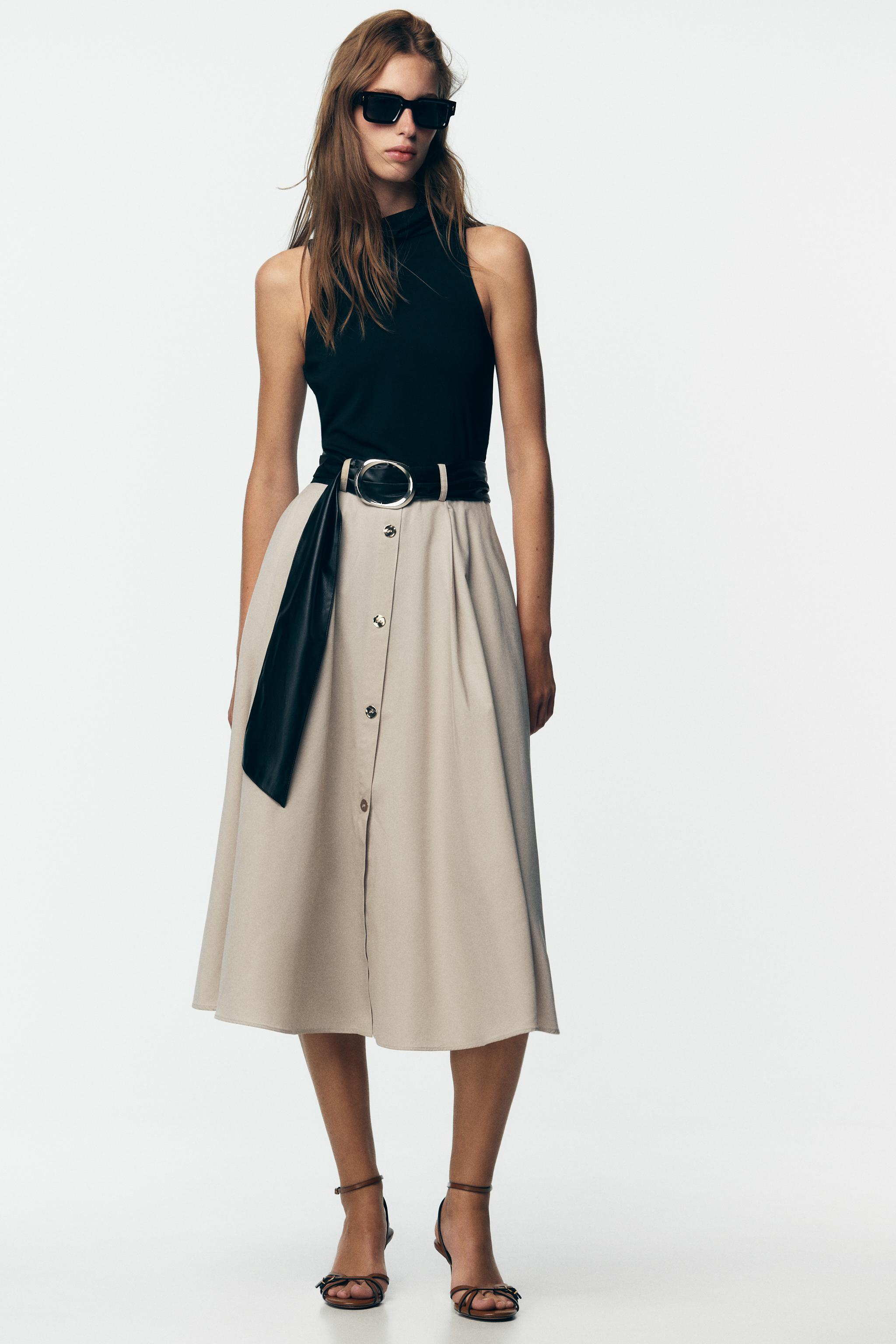 COMBINATION BELTED DRESS